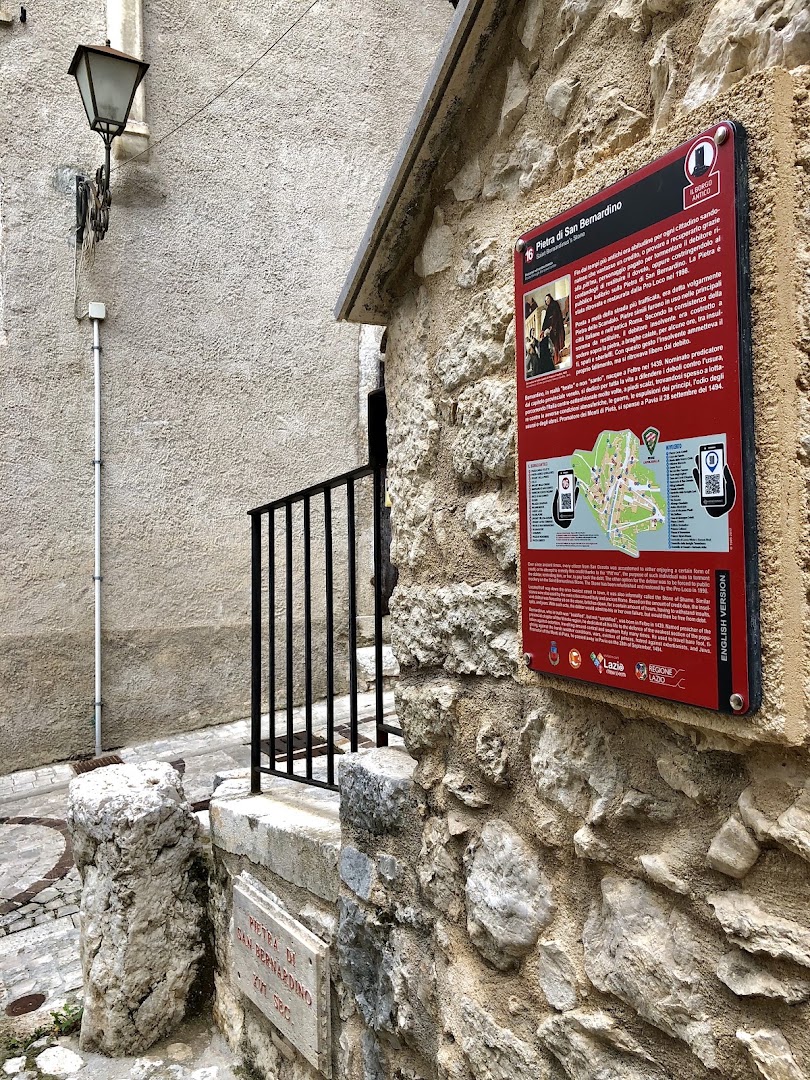 Pietra di San Bernardino, San Donato Val di Comino