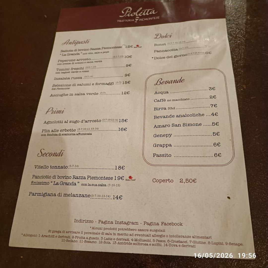 Pioletta - Trattoria Piemontese
