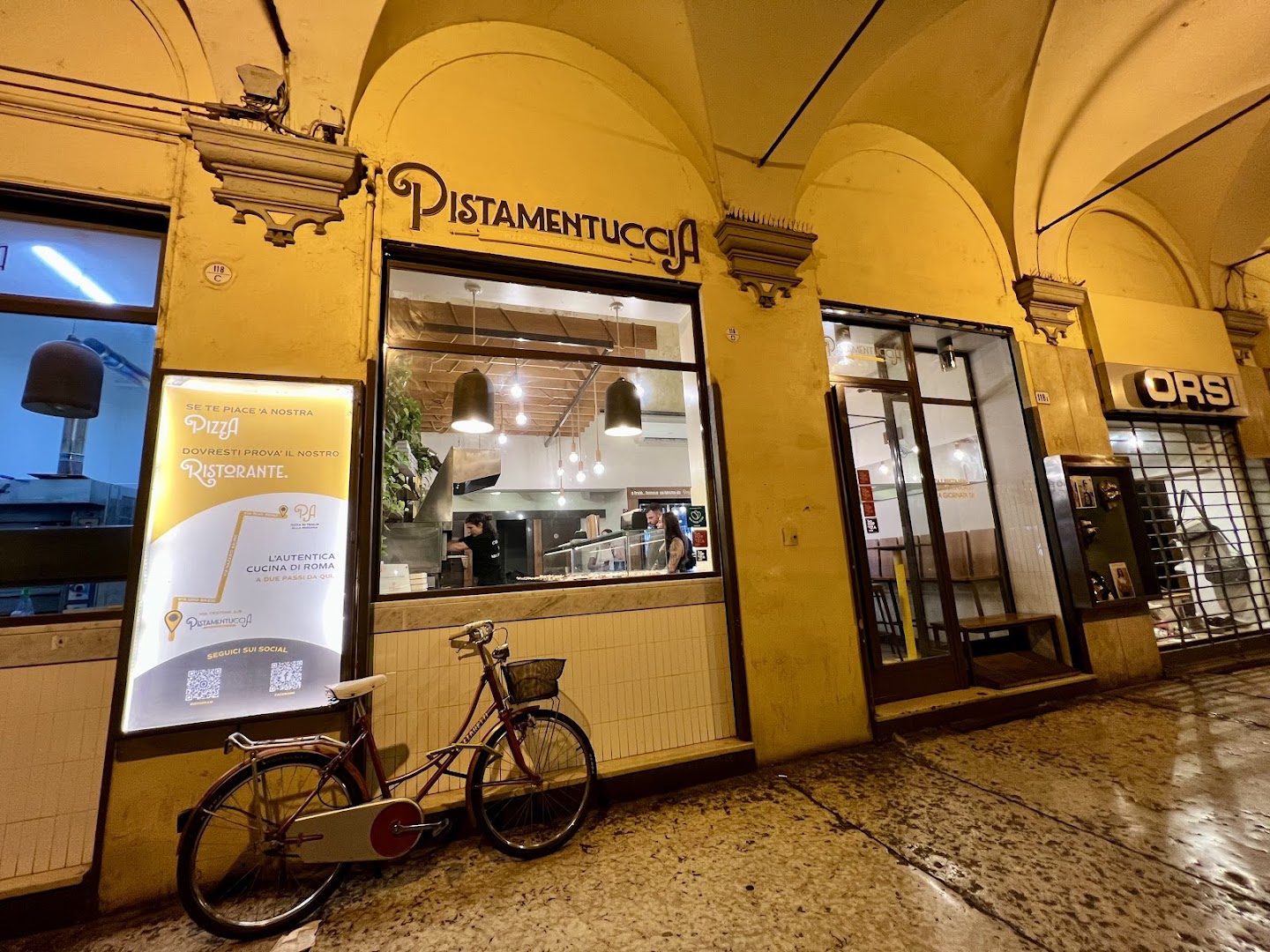 Pistamentuccia, Bologna