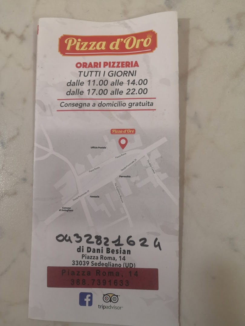 Pizza d'Oro Sedegliano