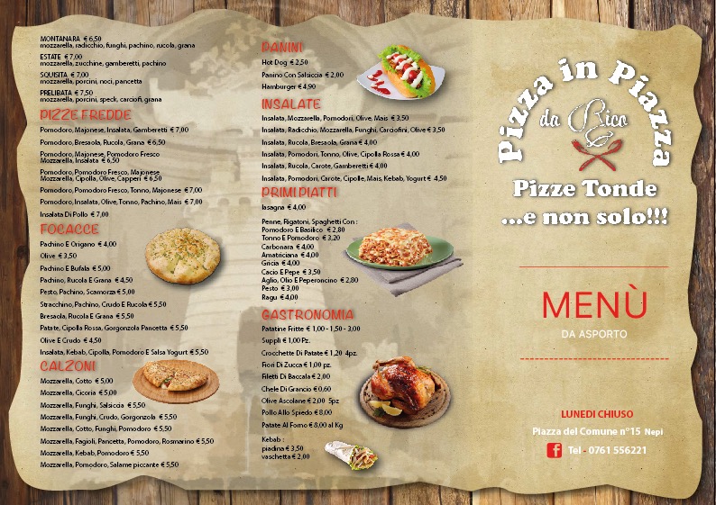 Pizza In Piazza Di Cancella Rigo, Nepi