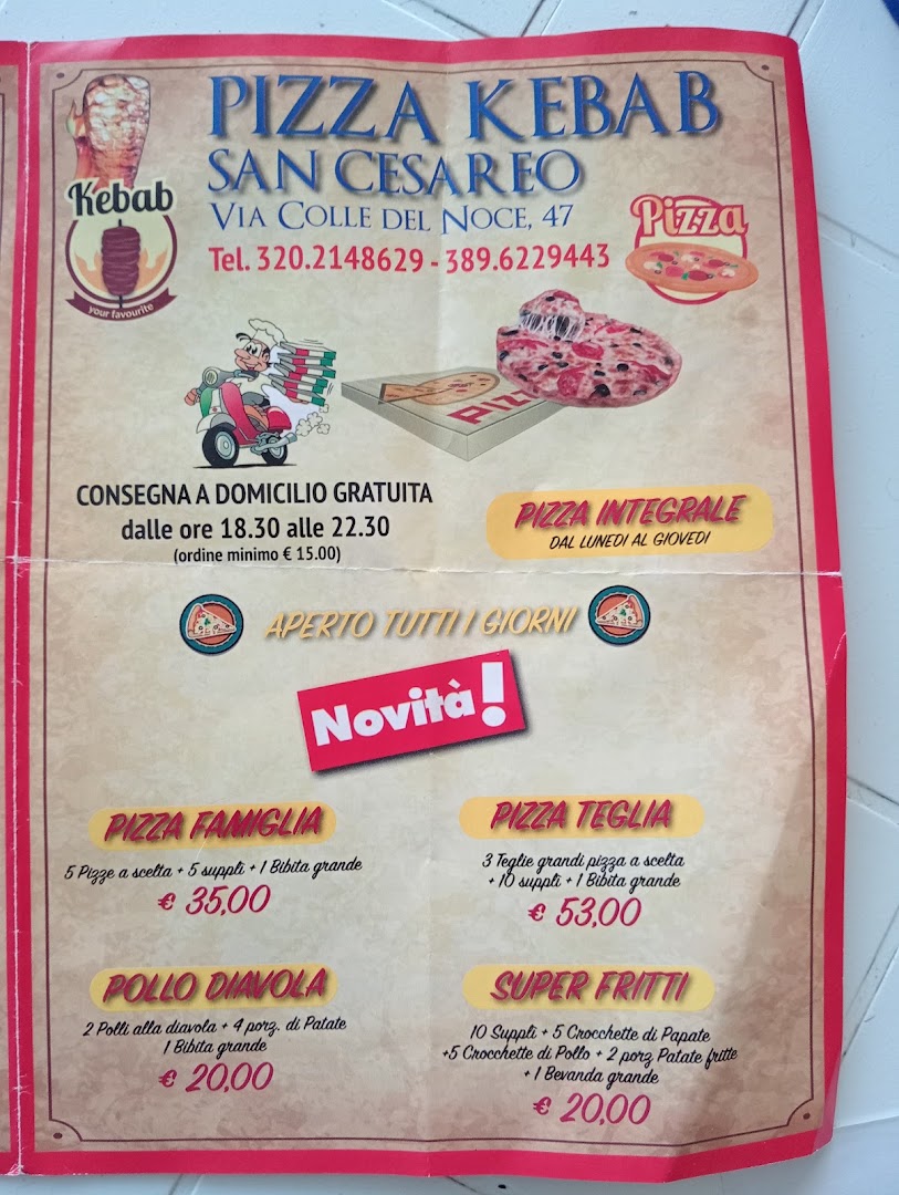 Pizza Kebab Mimmo San Cesareo, San Cesareo