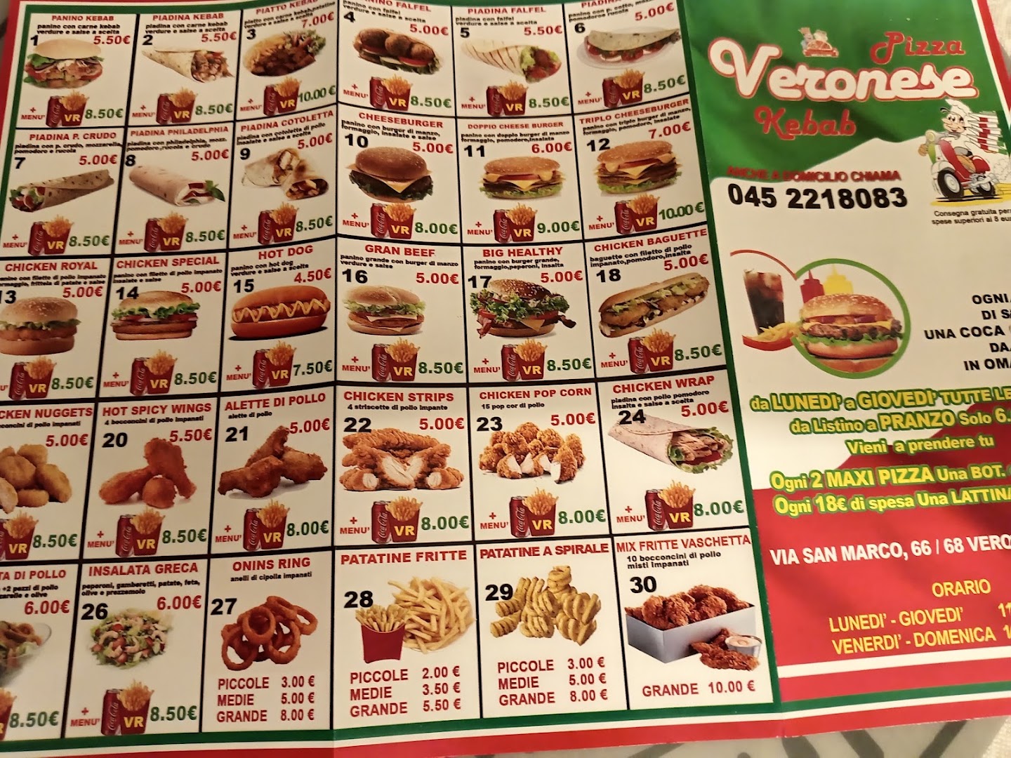 Pizza Kebab Veronese