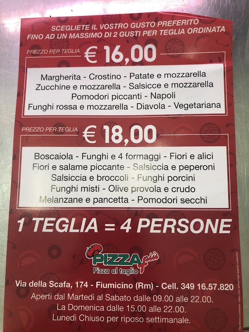 Pizza Più - Da Piero & Alessio