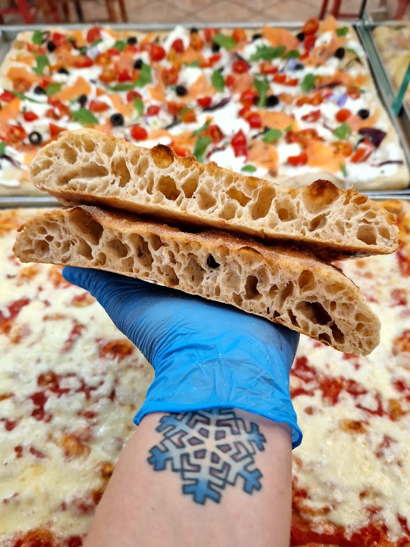 Pizza su tela
