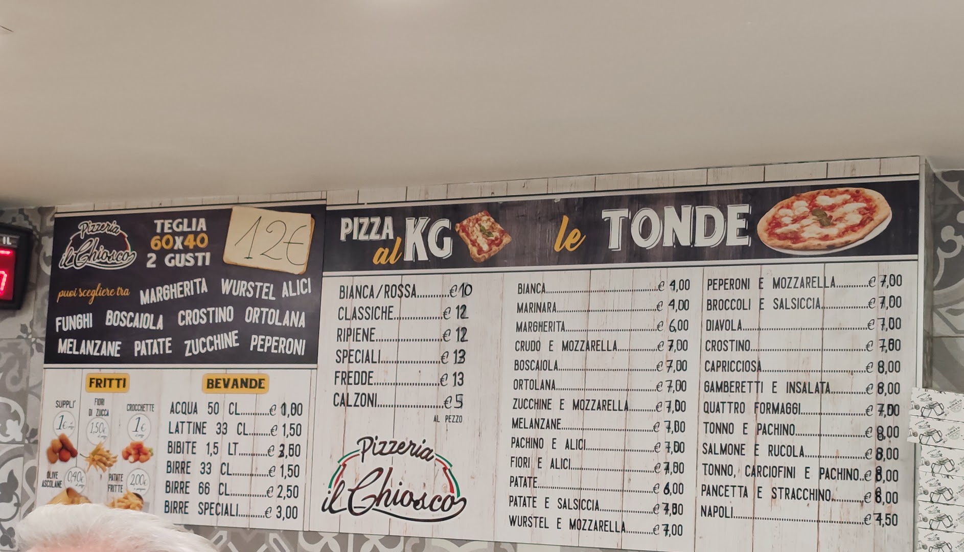 Pizzeria al taglio "Il Chiosco" (Mirco) Cecchina