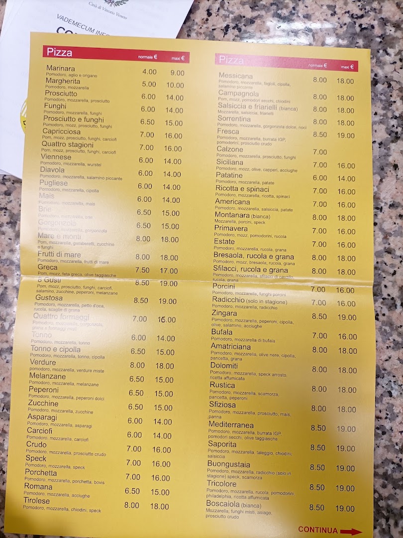 Pizzeria Da Asporto La Tarantella Di Vanacore V.