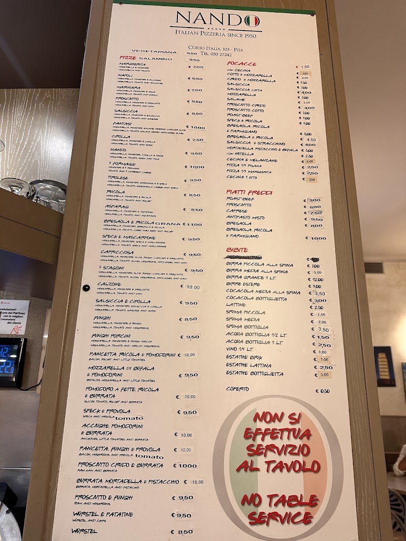 Pizzeria da Nando