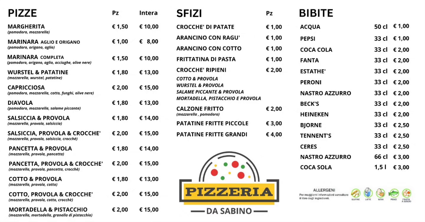 Pizzeria da Sabino