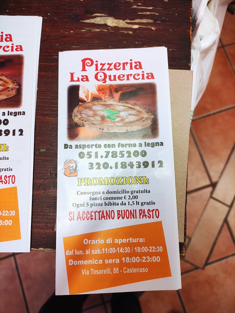 Pizzeria D'Asporto La Quercia di Somma Iolanda