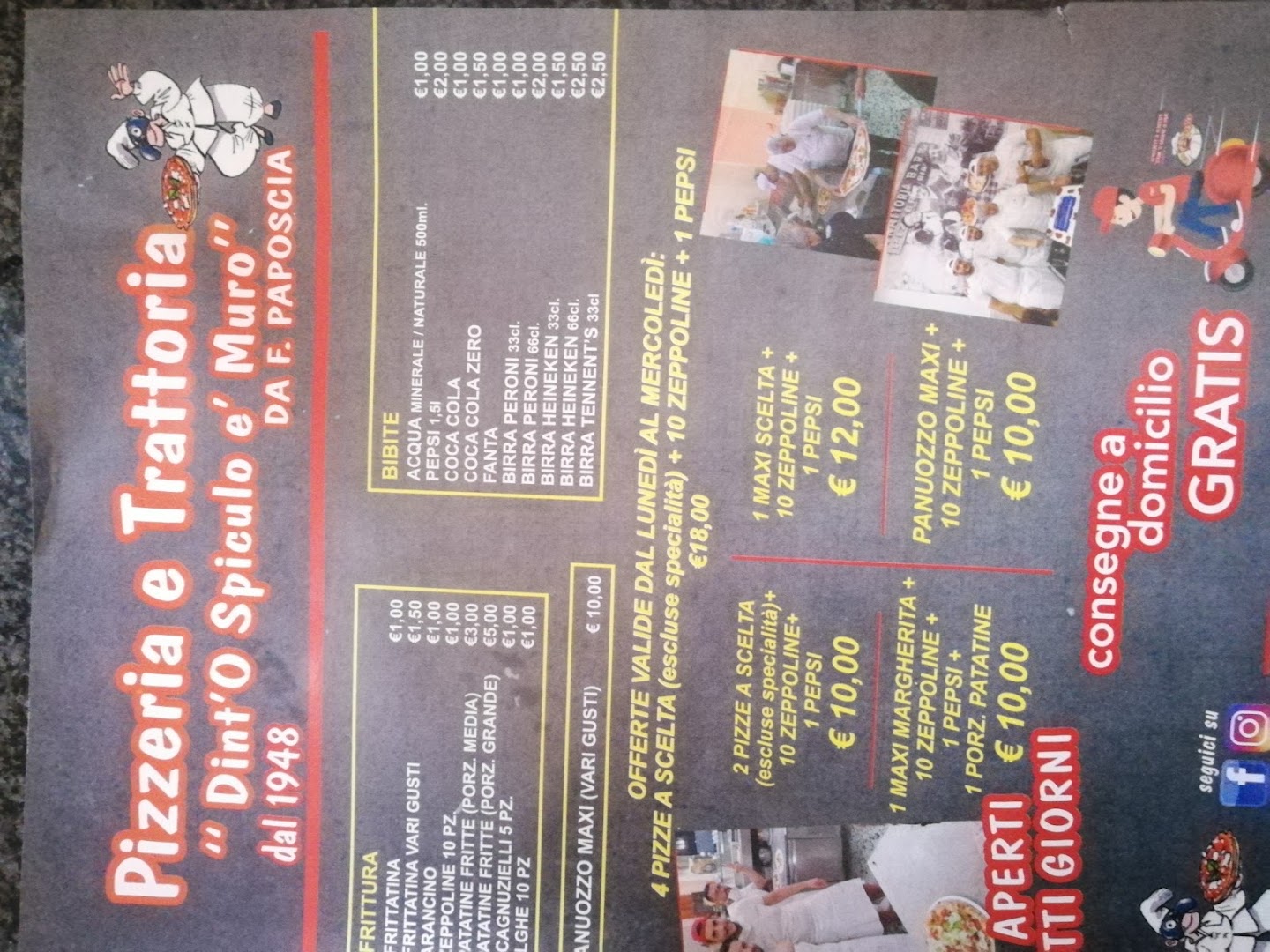 Pizzeria dint o spigol re Mura