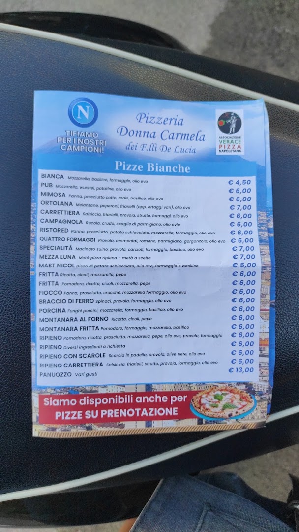 Pizzeria Donna Carmela fll.De Lucia, Napoli