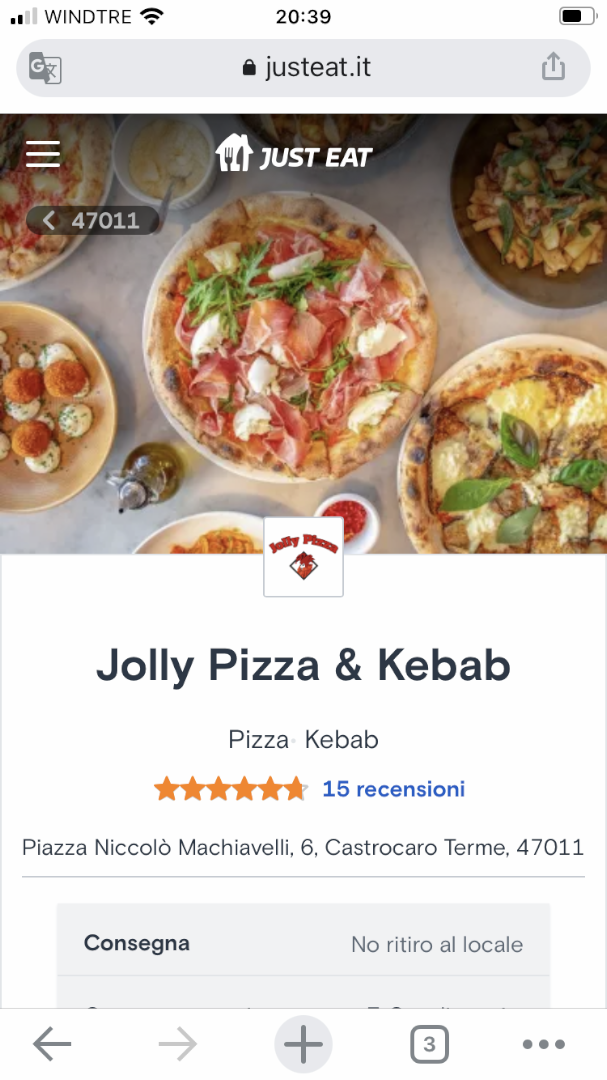 Pizzeria e kebab