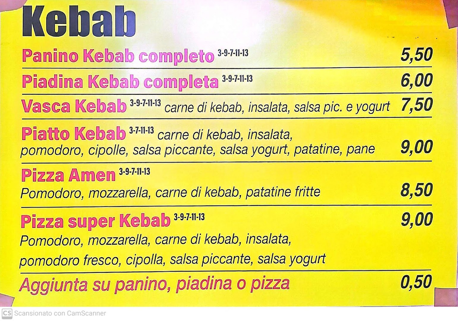 Pizzeria Egitto Sondrio, Sondrio