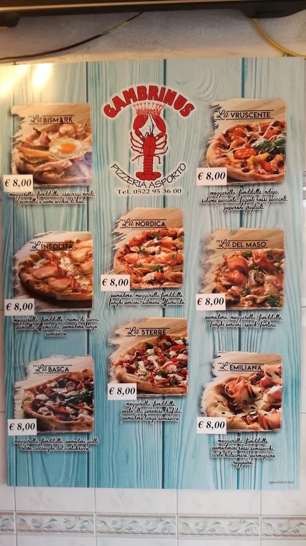 Pizzeria Gambrinus L'asporto