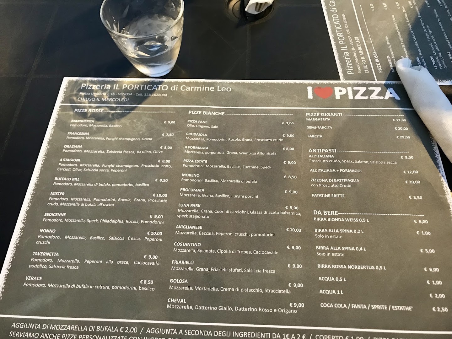 Pizzeria "Il Porticato", Venosa