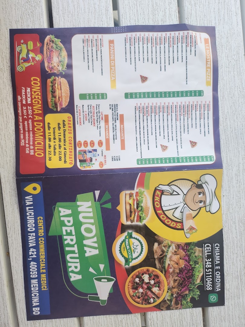 Pizzeria kebab halal madicina