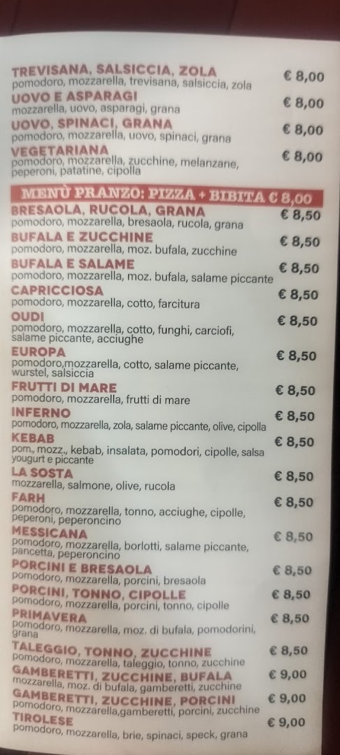 Pizzeria la sosta 🍕