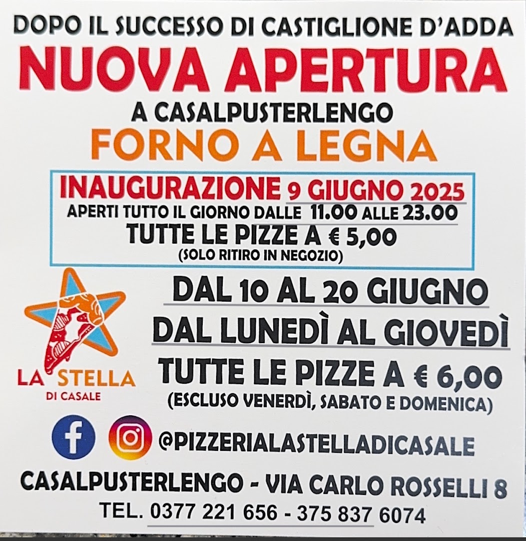 Pizzeria la stella di casale