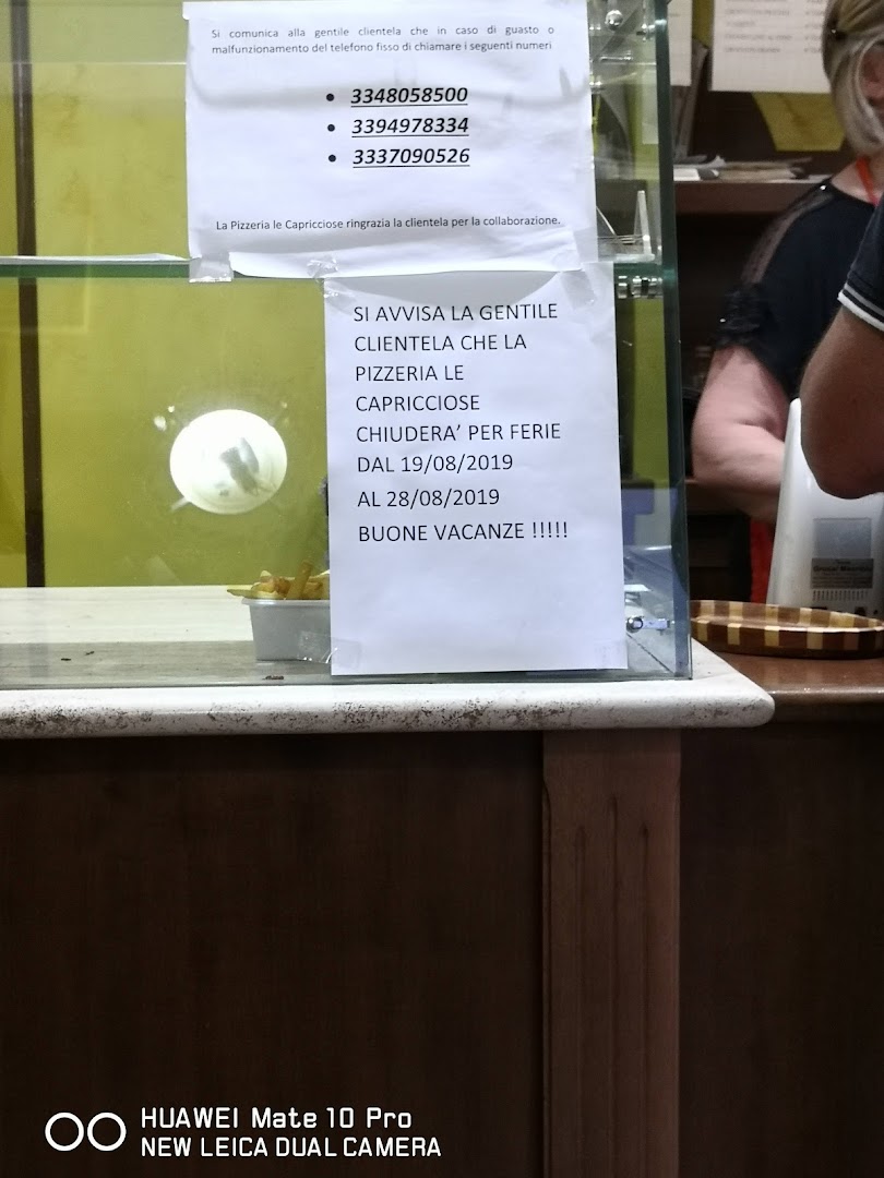 Pizzeria "Le Capricciose”