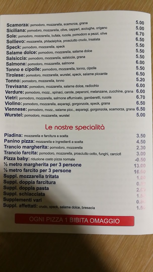 Pizzeria Mare Blu Villaggio Badia