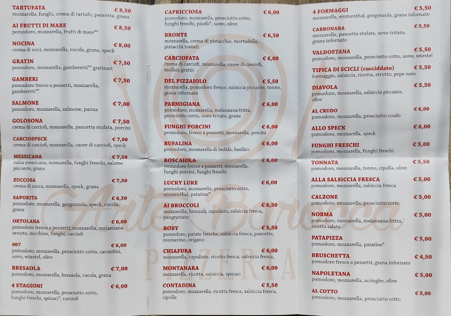 Pizzeria Panetteria Arte Barocca, Scicli
