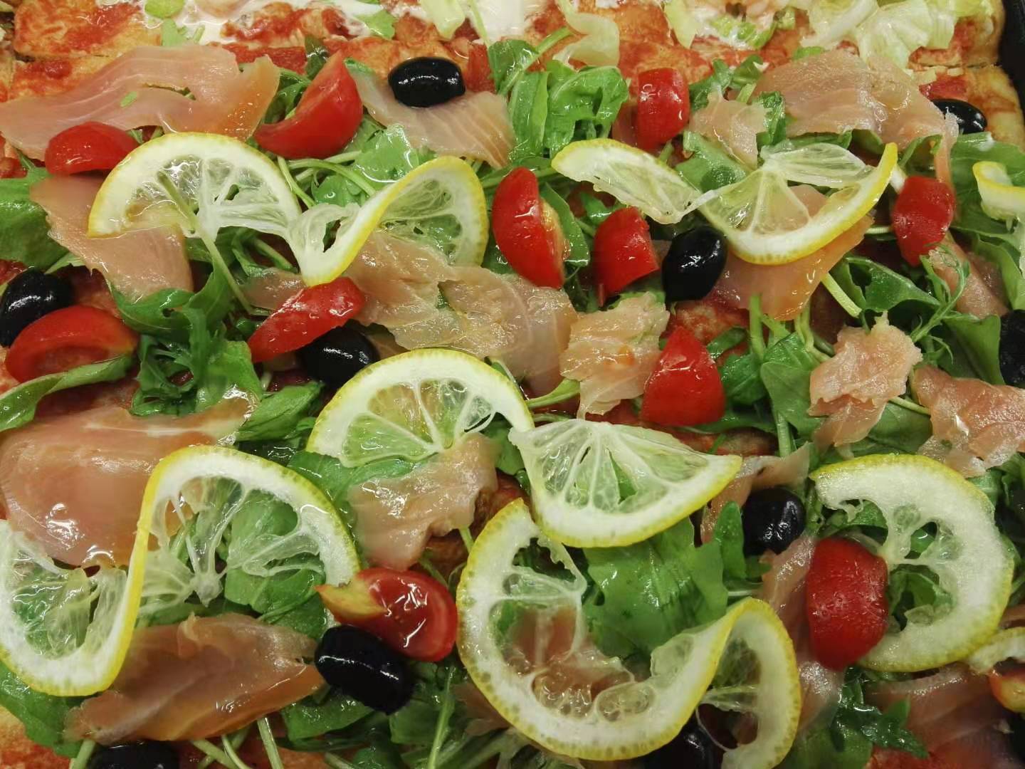 Pizzeria Pizza Margherita....pizza a taglio