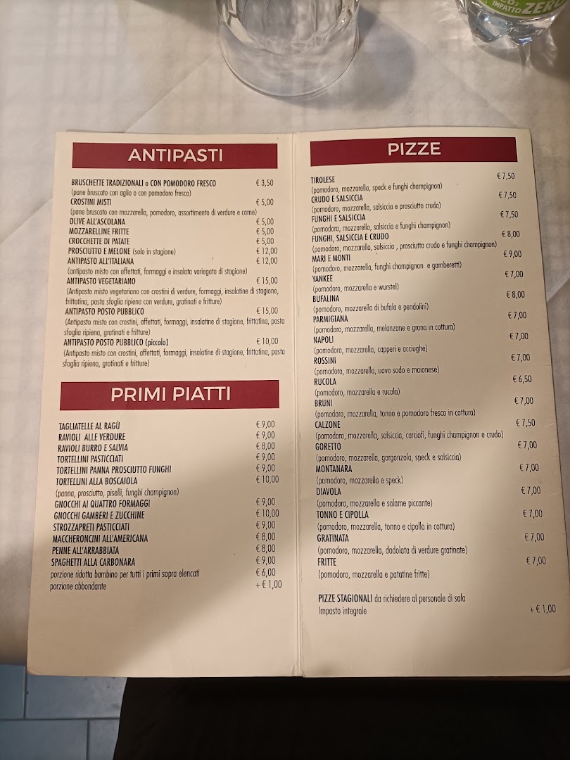 Pizzeria Posto Pubblico