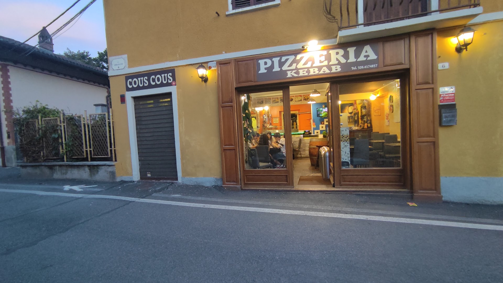 Pizzeria ristorante kebab, Bruino
