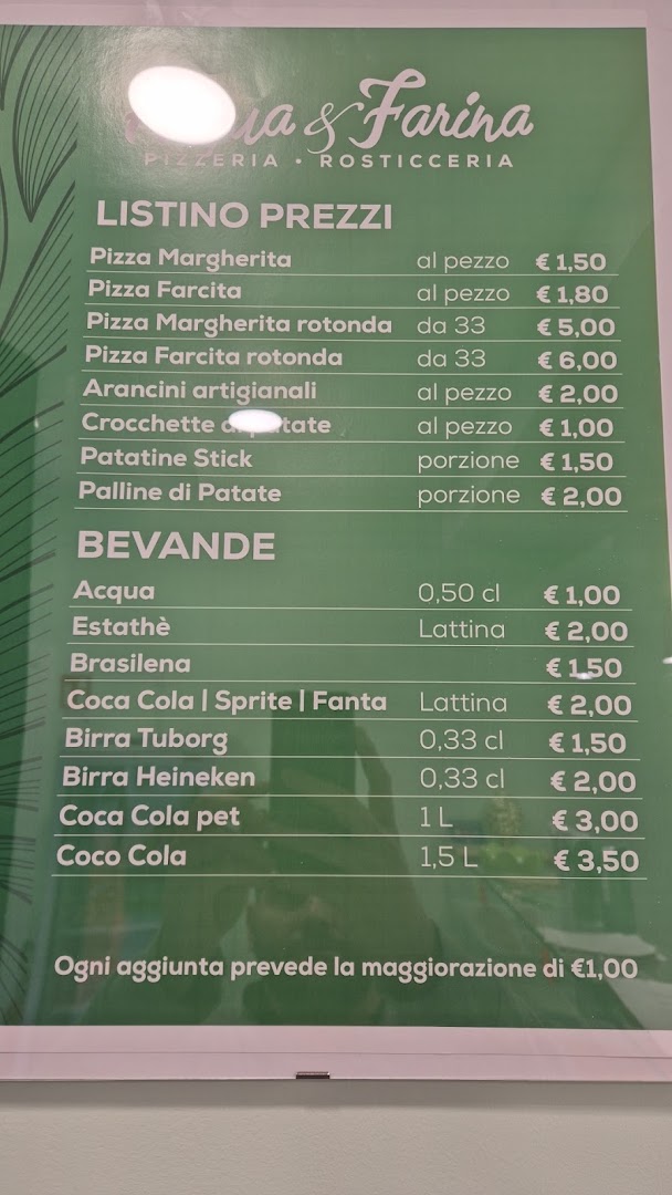 PIZZERIA ROSTICCERIA ACQUA E FARINA