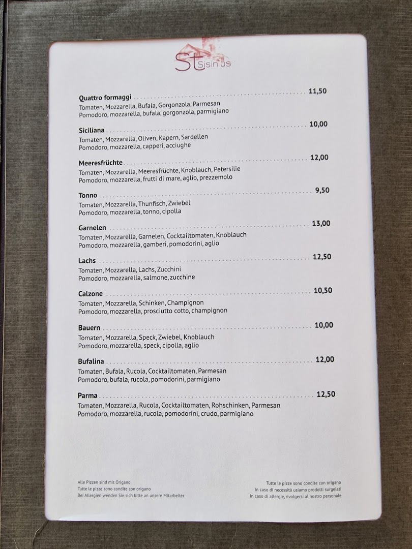 Pizzeria St. Sisinius