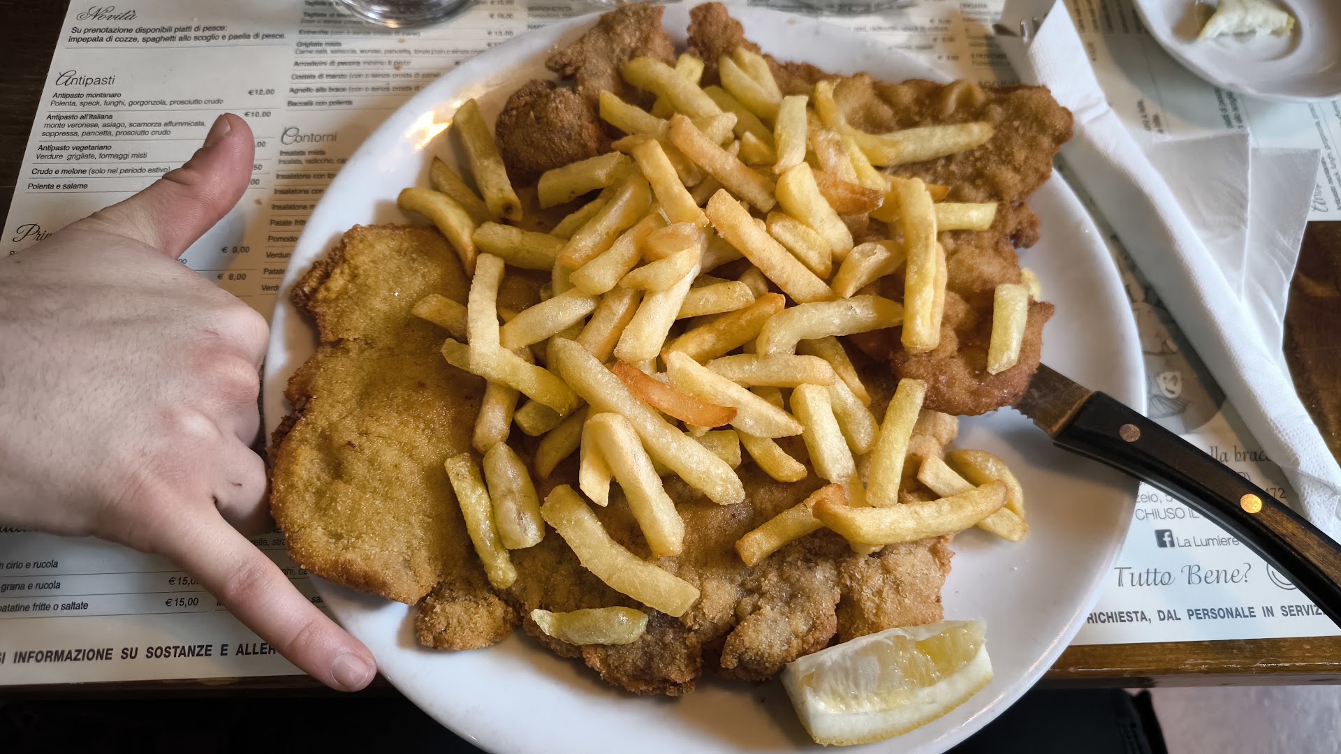 Pizzeria Trattoria La Lumiere, Prun