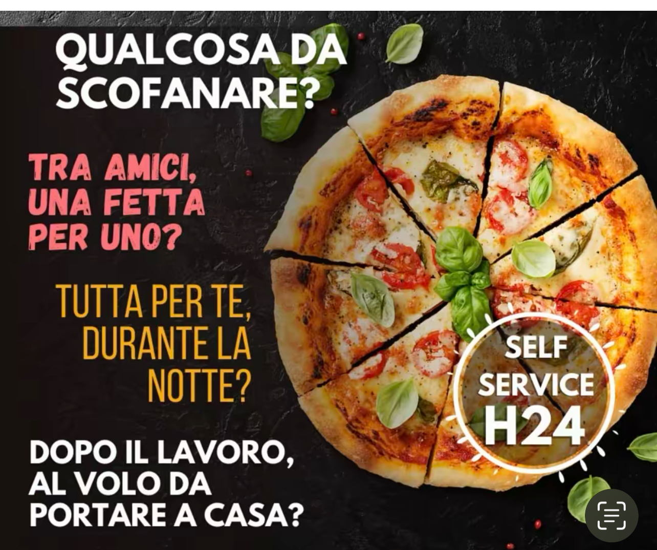 Pizzeria via Battindarno 170A H24, Bologna