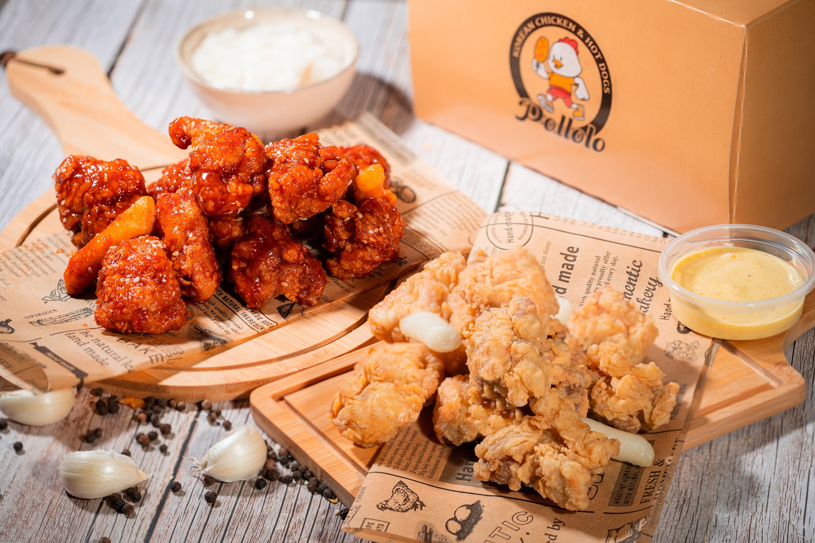 Pollolo Korean Chicken & Corn Dog