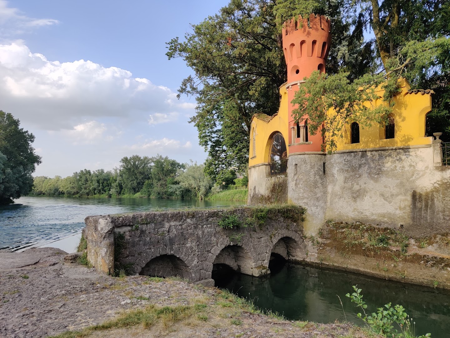 Ponte fiume Adda di Canonica Adda