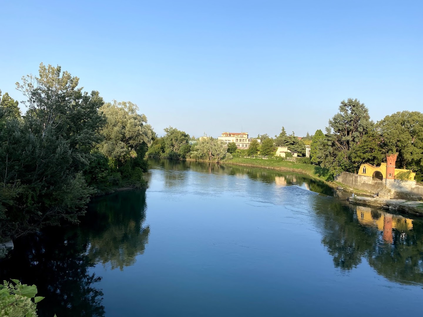 Ponte fiume Adda di Canonica Adda