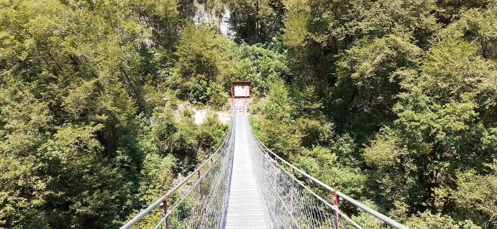Ponte Tibetano della val Sorda