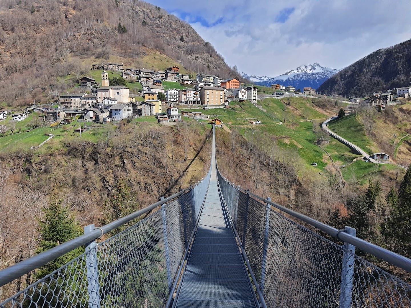 Ponte Tibetano Ponte nel Cielo, Tartano