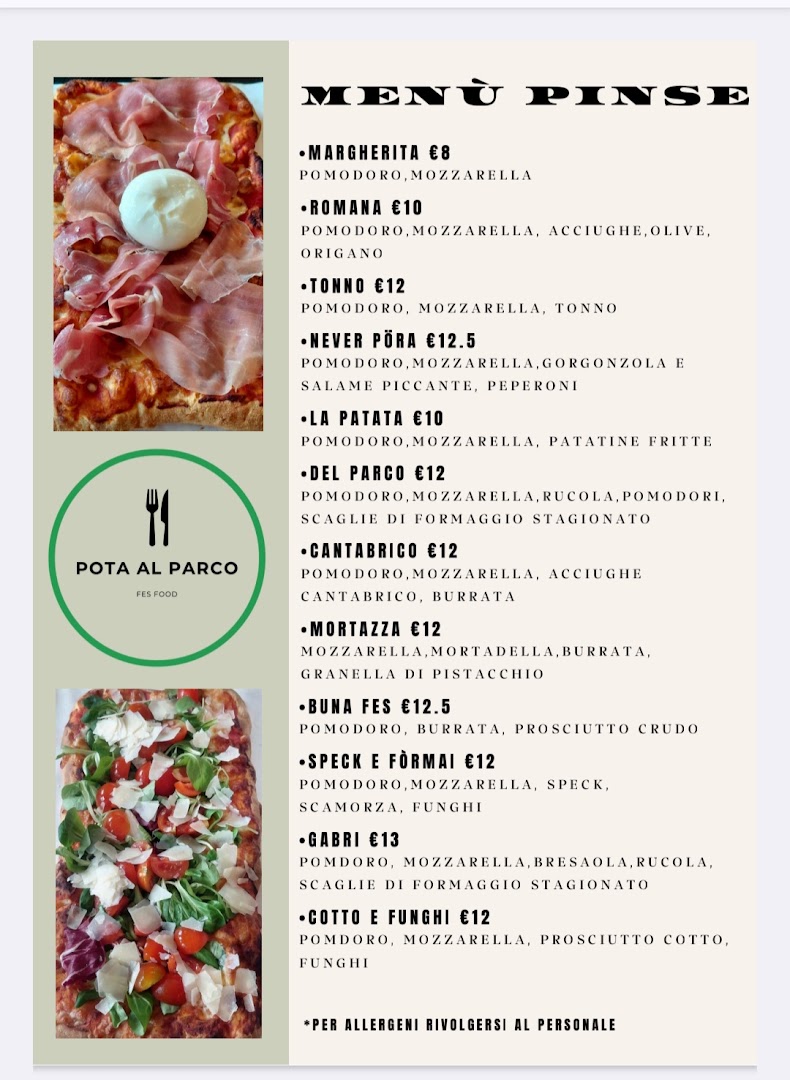 Pota al parco bar con cucina
