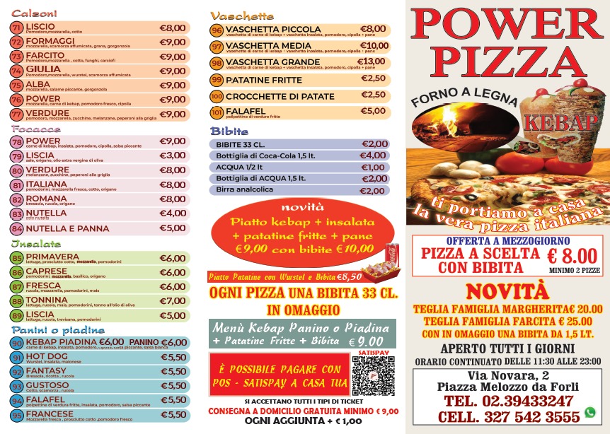 Power Pizza Kebab