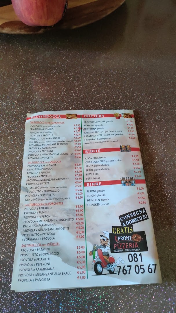 Pronto Pizzeria di Vincenzo minopoli