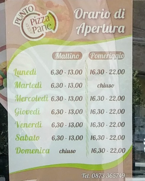 Punto Pizza Pane