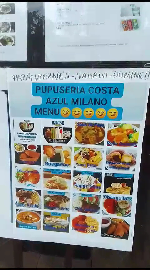 Pupuseria Costa Azul, Milano