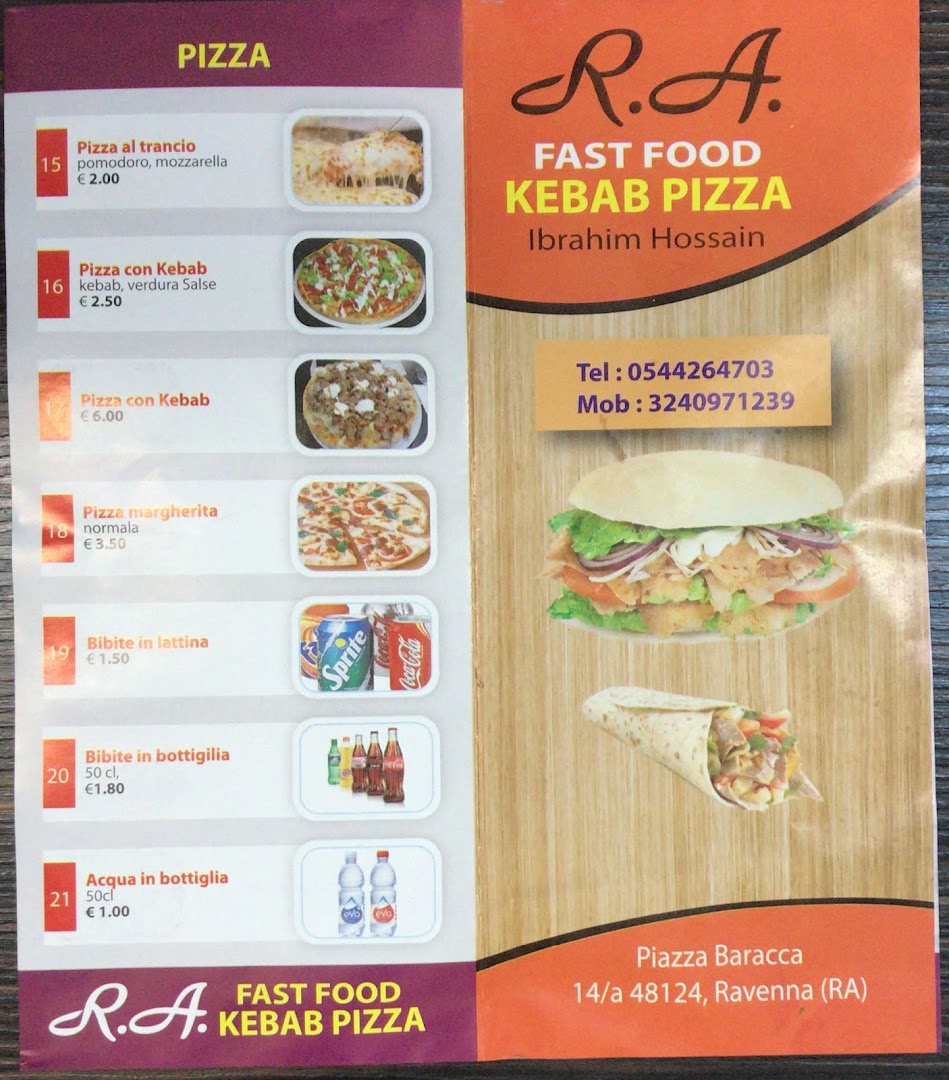R.A. Fast Food Kebab-Pizza
