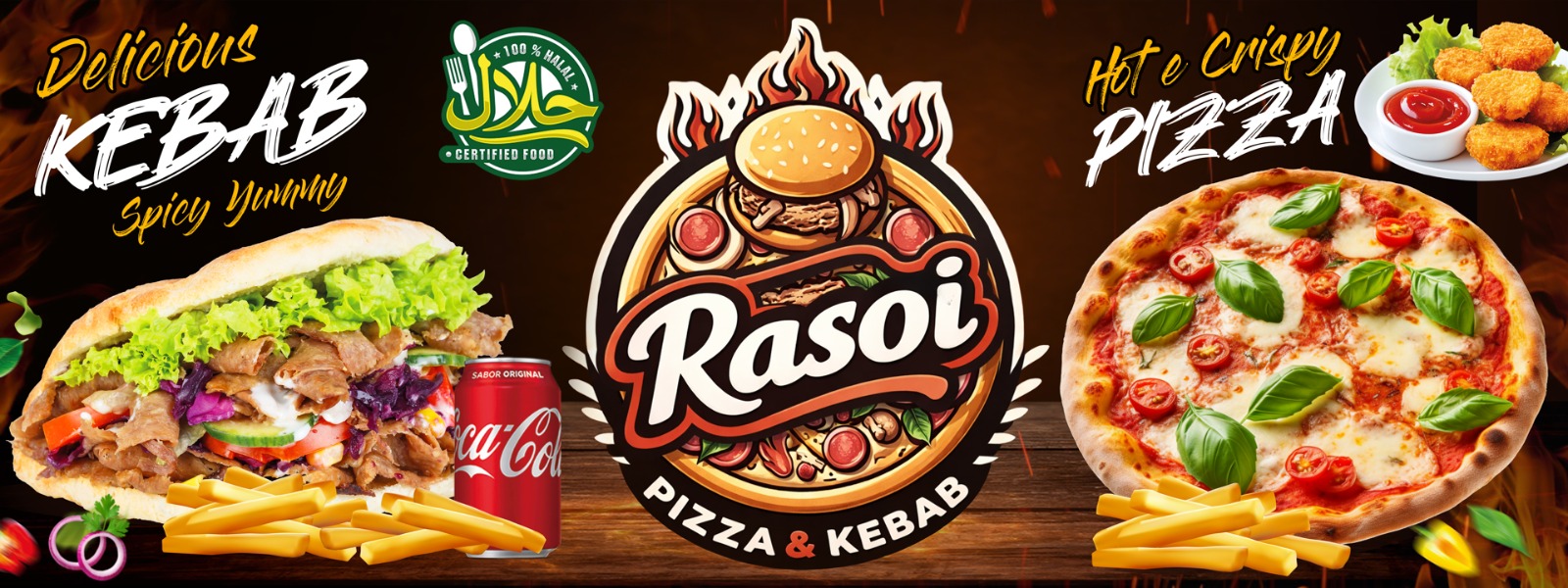 Rasoi pizza kebab