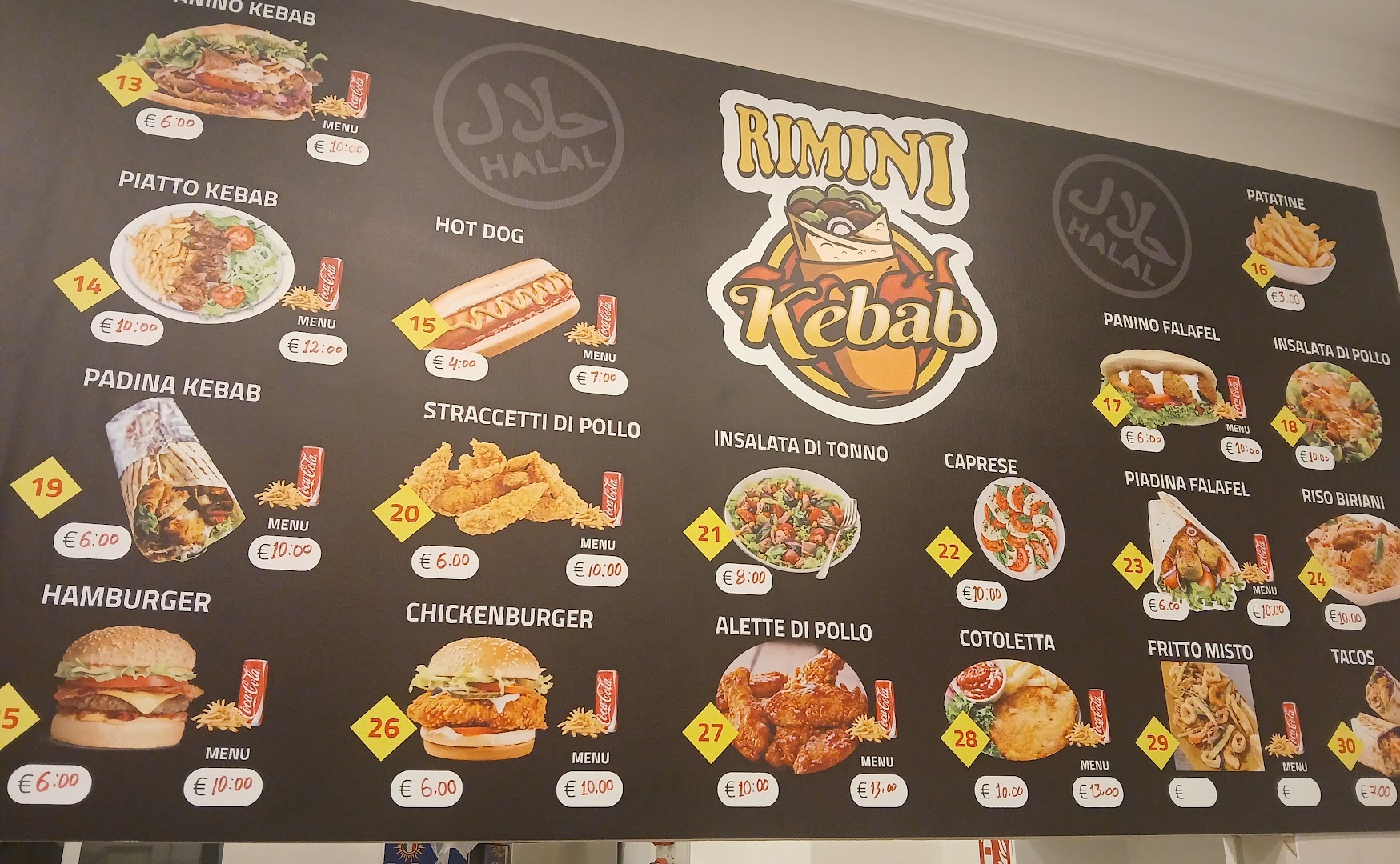 Rimini kebab Afghano, Rimini