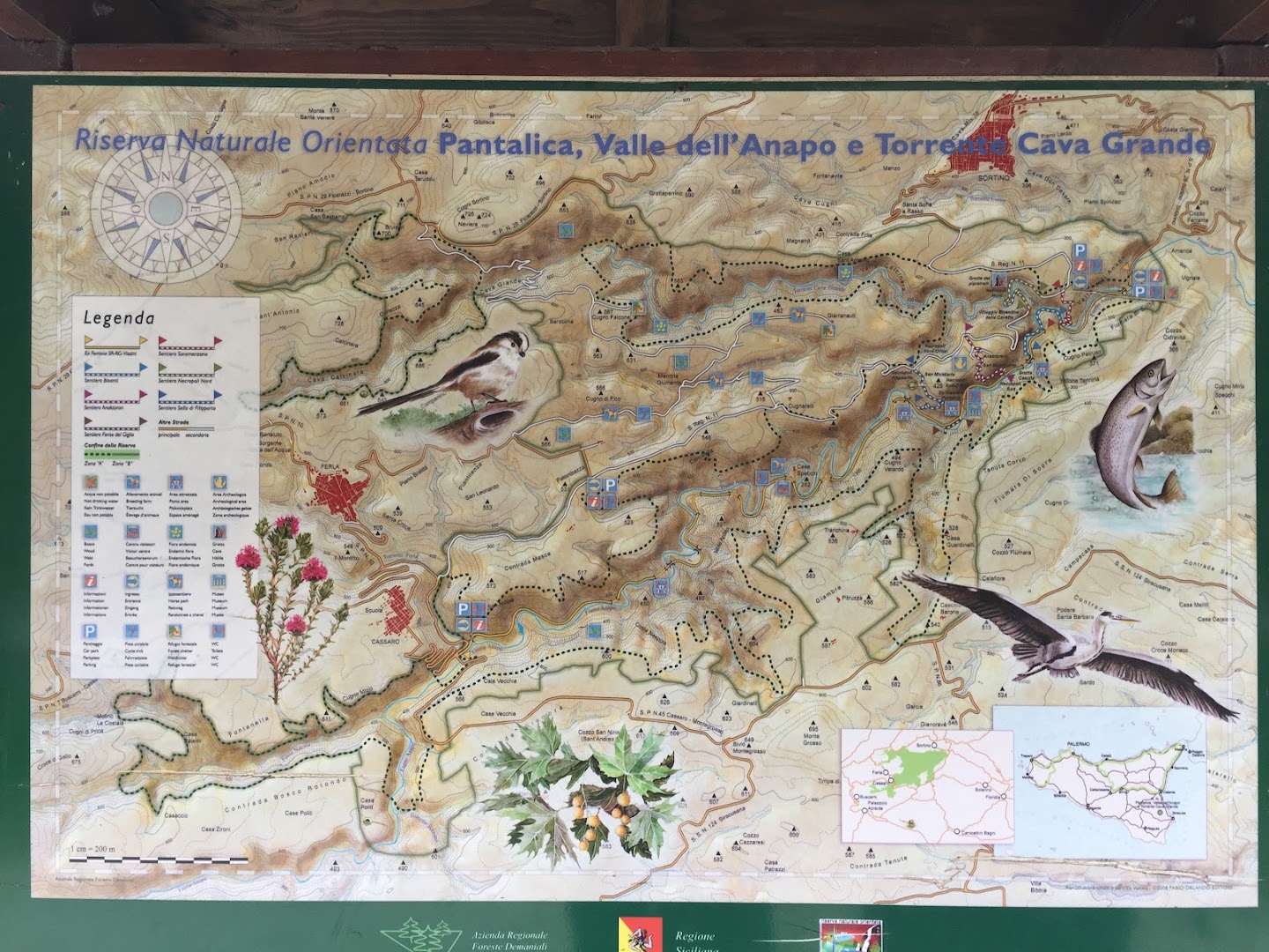 Riserva naturale orientata Pantalica, Valle dell'Anapo e Torrente Cava Grande