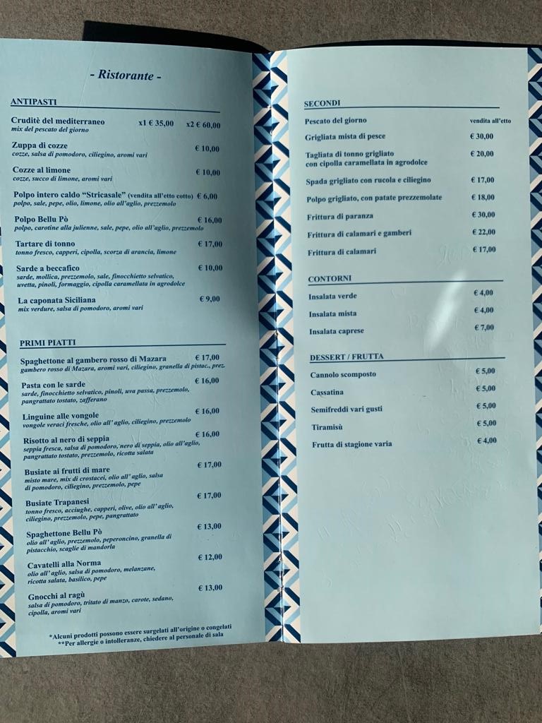 Ristorante Agrigento - Bellu po'
