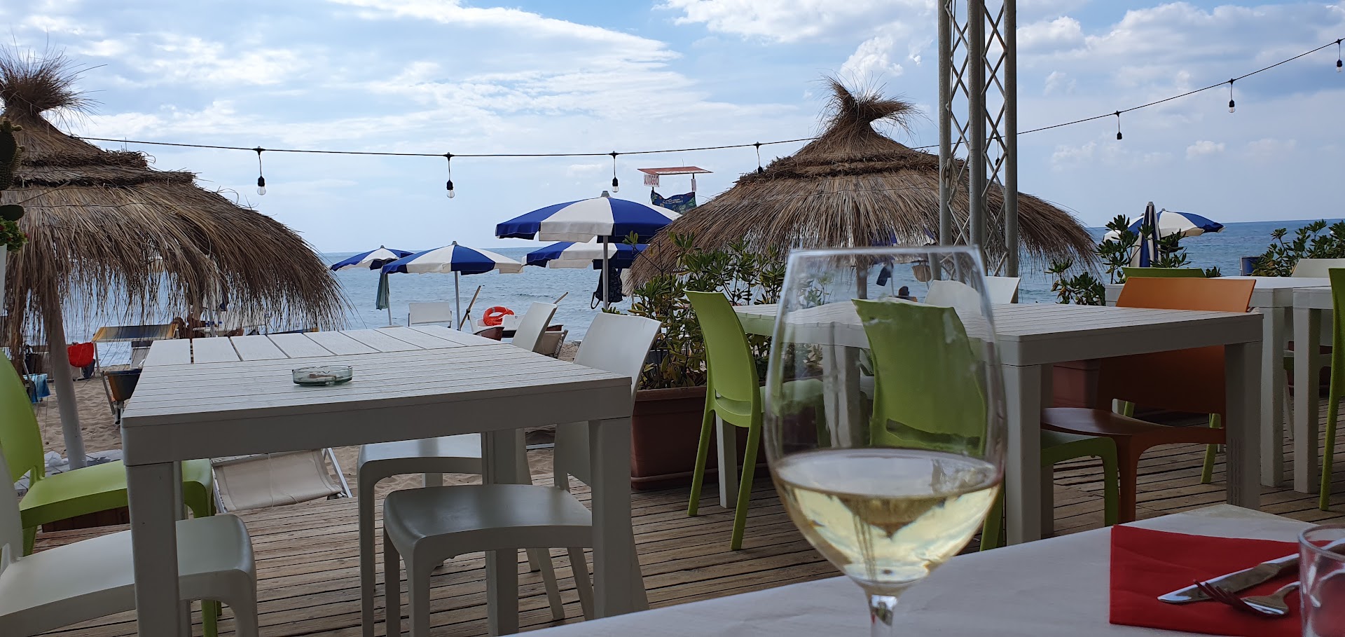 Ristorante Aloha veranda sul mare