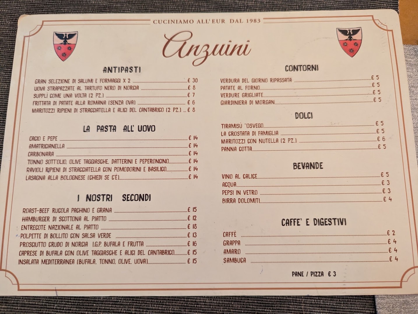 Ristorante Anzuini